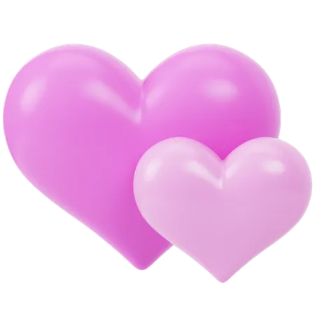 Hearts  3D Icon