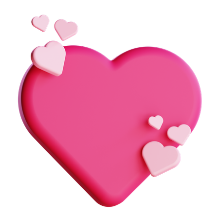 Hearts  3D Icon