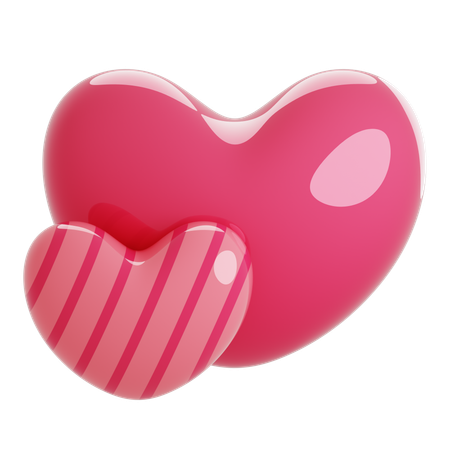 Hearts  3D Icon
