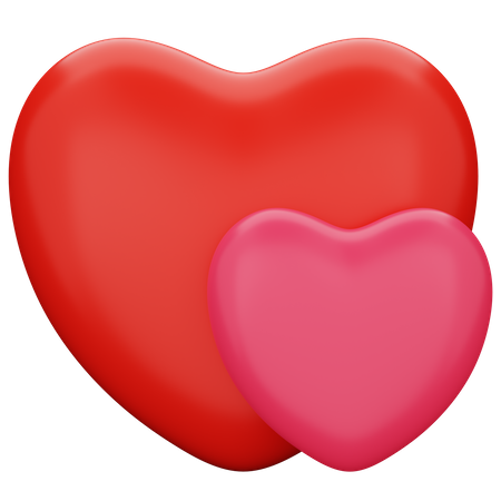 Hearts  3D Icon