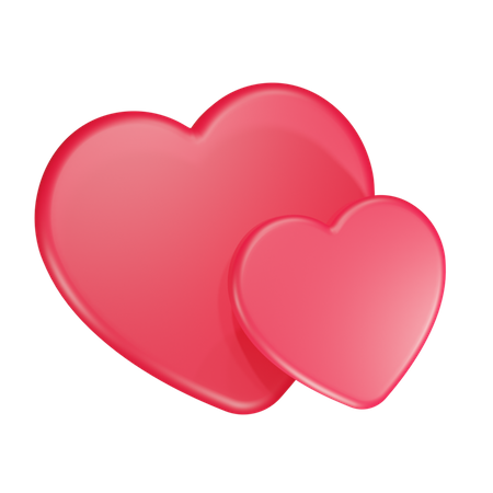Hearts  3D Icon