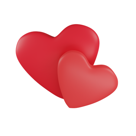 Hearts  3D Icon