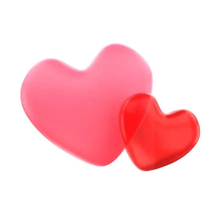 3 D Render Heart Valentine Illustration 3D Icon