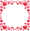 Hearts Frame Ornament