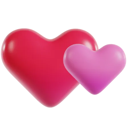 Hearts United Together  3D Icon