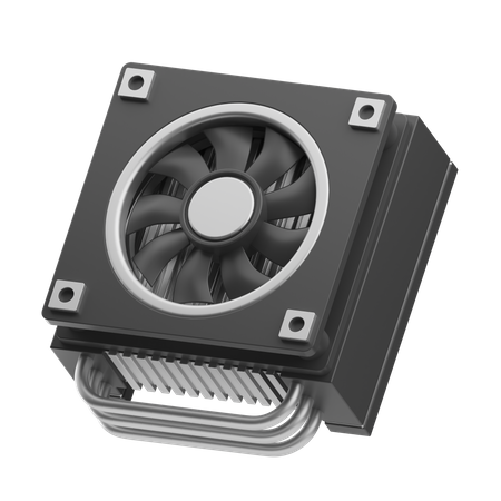 Heat Sink  3D Icon