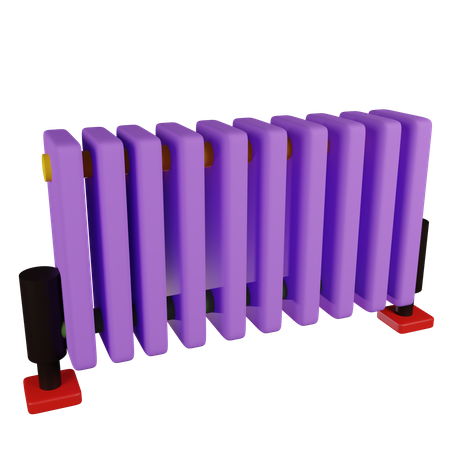 Heating 3D Icon