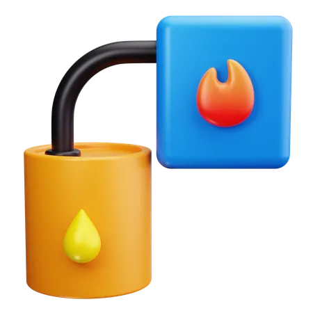 Heating System  3D Icon