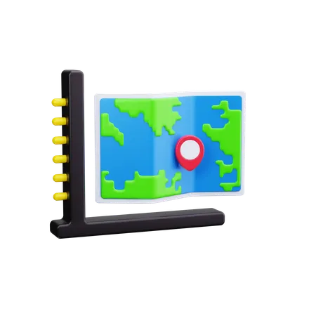Wärmekarte  3D Icon