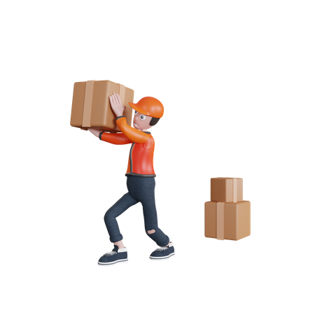 Heavy parcel  3D Icon
