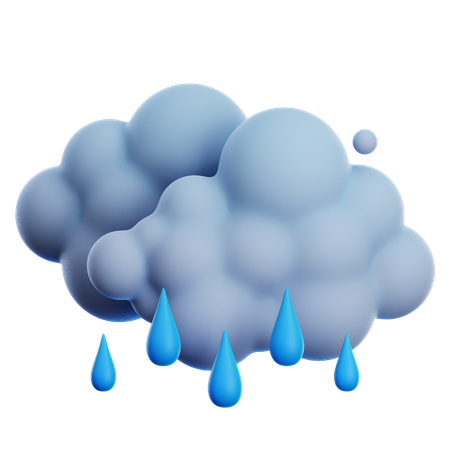 HEAVY RAIN  3D Icon