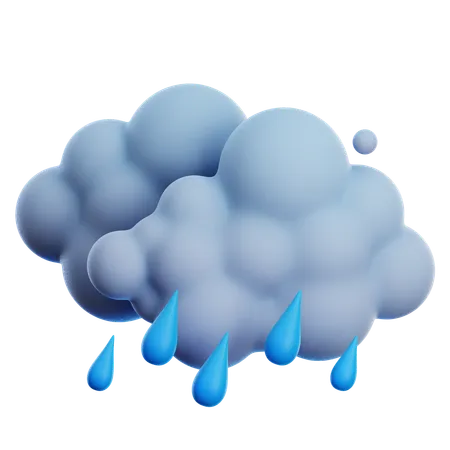 HEAVY RAIN  3D Icon