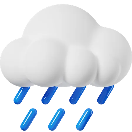 Heavy Rain 3 D Icon 3D Icon