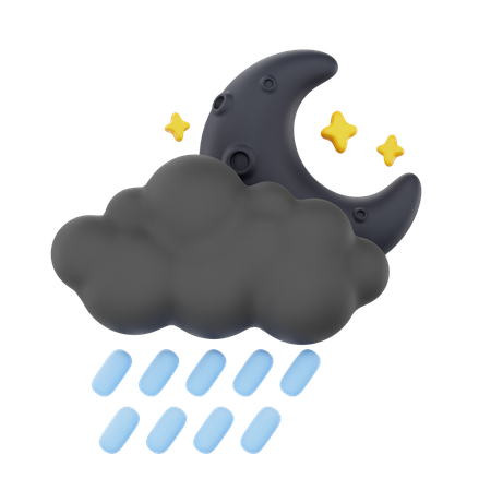 Heavy Rain Night  3D Icon