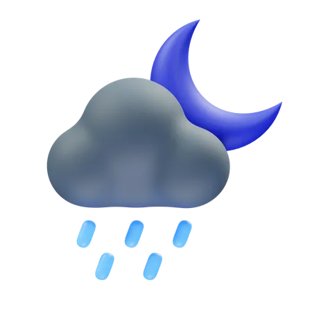 Heavy Rain Night  3D Icon