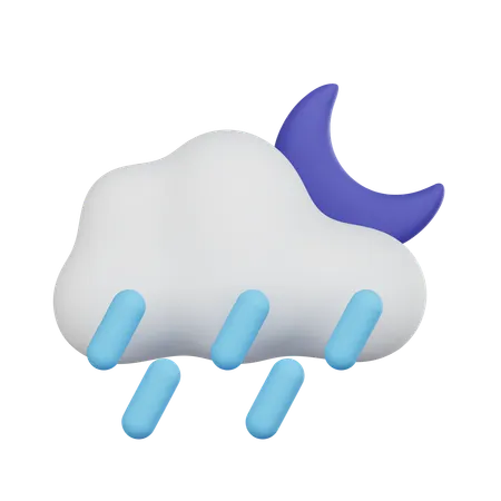Heavy Rain Night  3D Icon