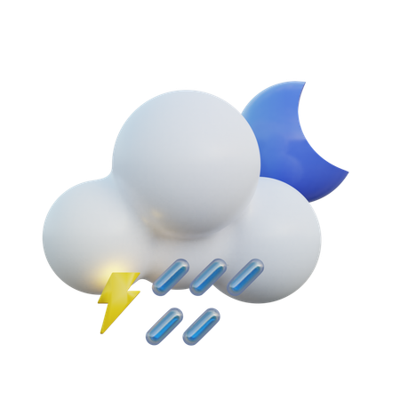 Heavy Rain Night  3D Icon