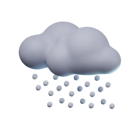 Heavy Snow  3D Icon