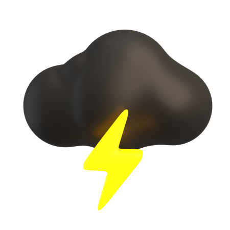 Heavy Thunderstorm  3D Icon