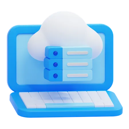 Hébergement cloud  3D Icon