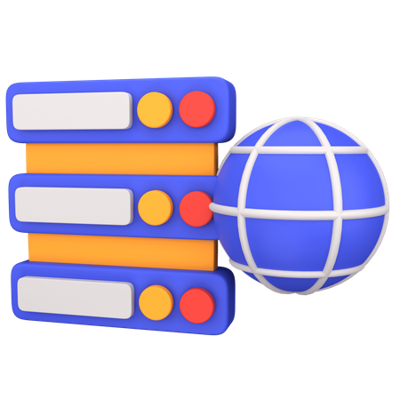Hébergement Web  3D Icon