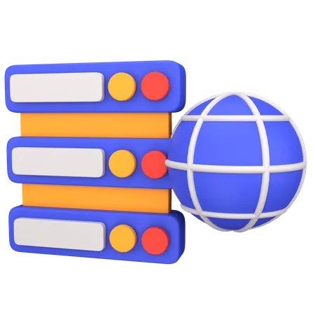 Hébergement Web  3D Icon