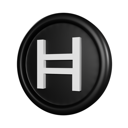 Hedera Coin  3D Icon