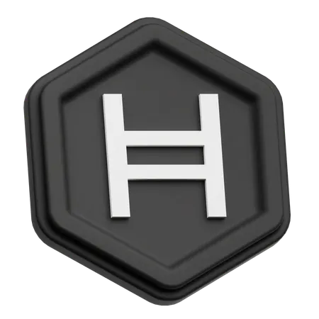 Hedera Coin  3D Icon
