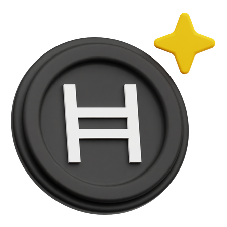 Hedera Coin  3D Icon