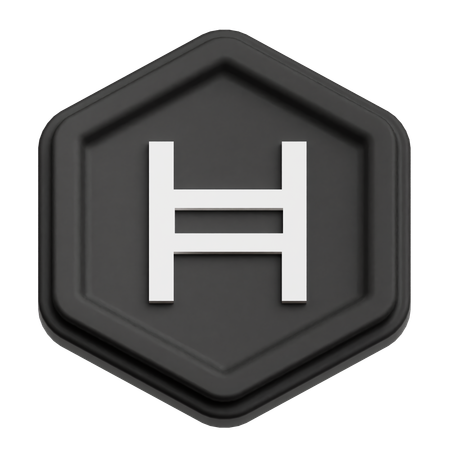 Hedera Coin  3D Icon