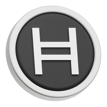 Hedera Coin  3D Icon