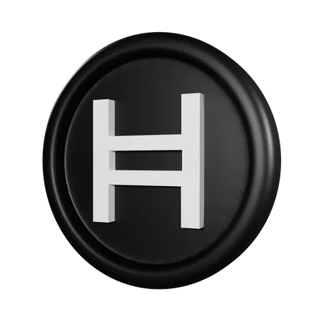 Hedera Coin 3D Icon
