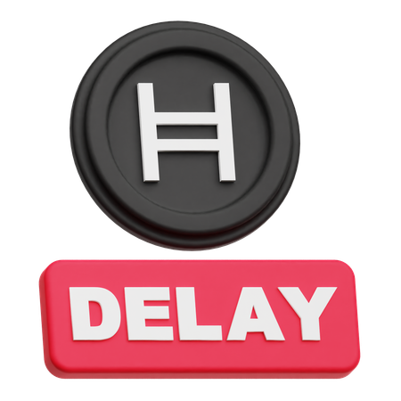 Hedera Coin delay  3D Icon