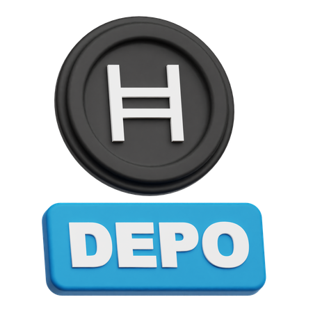 Hedera Coin depo  3D Icon