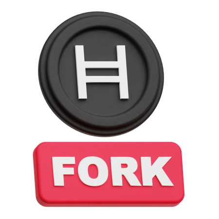 Hedera Coin fork  3D Icon
