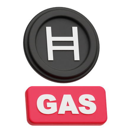 Hedera Coin Gas  3D Icon