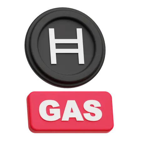 Hedera Coin Gas  3D Icon