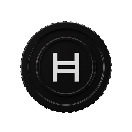 Hedera Coin HBAR  3D Icon