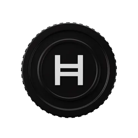 Hedera Coin HBAR  3D Icon
