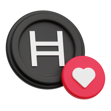 Amour de pièce de monnaie hedera  3D Icon