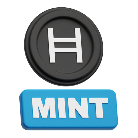 Hedera Coin Mint  3D Icon