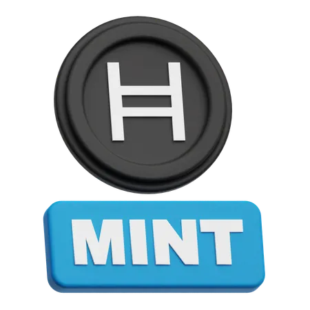 Hedera Coin Mint  3D Icon