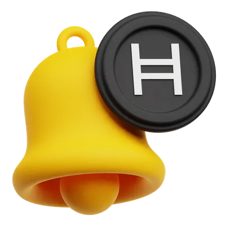 Hedera Coin Notification  3D Icon