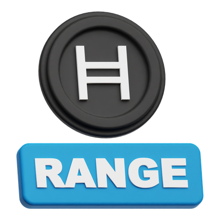 Hedera Coin range  3D Icon