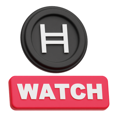 Hedera Coin watch  3D Icon