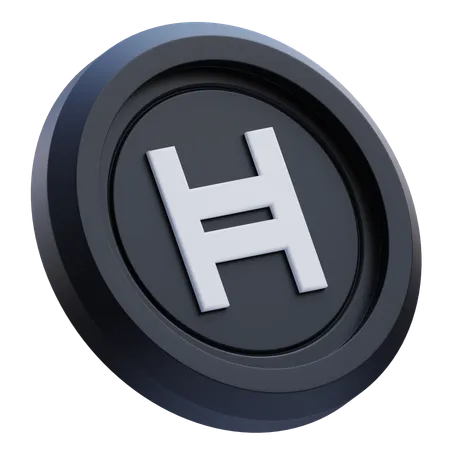 Criptomoeda Hedera  3D Icon