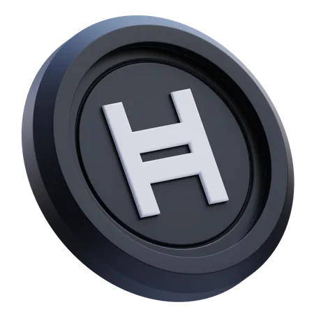 Criptomoneda Hedera  3D Icon