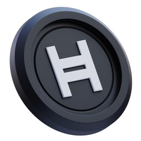 Hedera Cryptocurrency  3D Icon