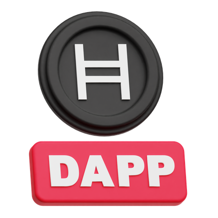 Hedera Dapp  3D Icon