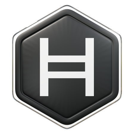 Insignia de Hedera (HBAR)  3D Illustration